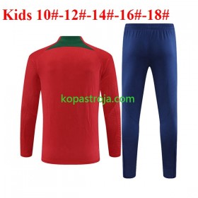 Portugal Barn Tränings Sweatshirtställ Röd 2023/24
